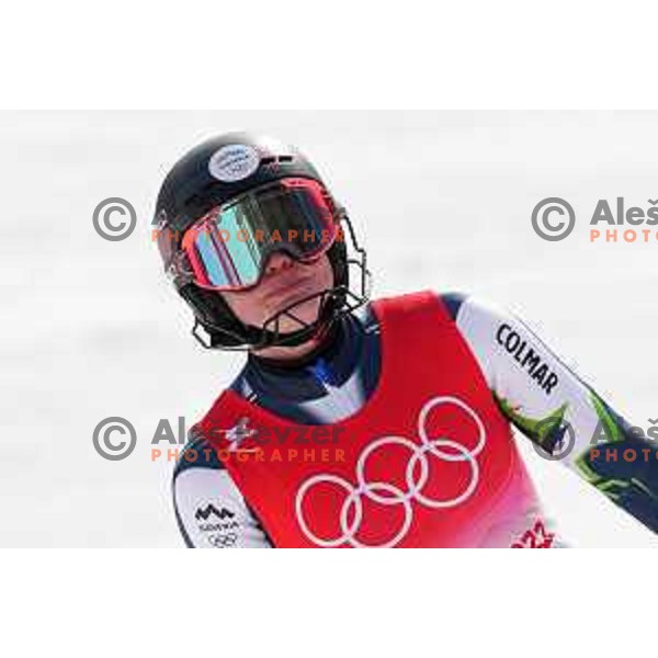 Andreja Slokar (SLO), fifth placed at Women\'s Slalom in Yanging National Alpine Centre, Beijing 2022 Winter Olympic Games, China on February 9, 2022