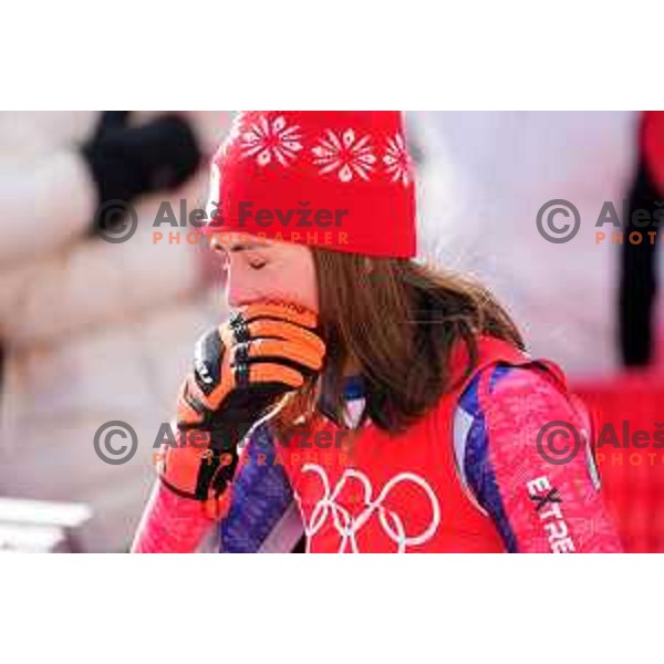Petra Vlhova (SVK), Olympic gold medalist in Women\'s Slalom in Yanging National Alpine Centre, Beijing 2022 Winter Olympic Games, China on February 9, 2022