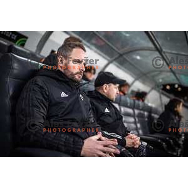 Damir Contala, head coach of Mura during Prva liga Telemach football match between Olimpija and Mura in Stozice, Ljubljana, Slovenia on February 9, 2022. Photo: Jure Banfi/www.alesfevzer.com