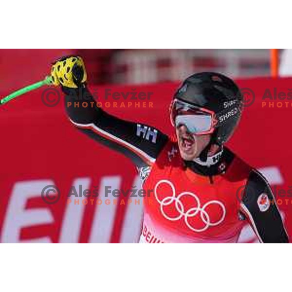 James Crawford (CAN) competes in Men’s Downhill in Yanging National Alpine Centre during Beijing 2022 Winter Olympic Games, China on February 7, 2022 