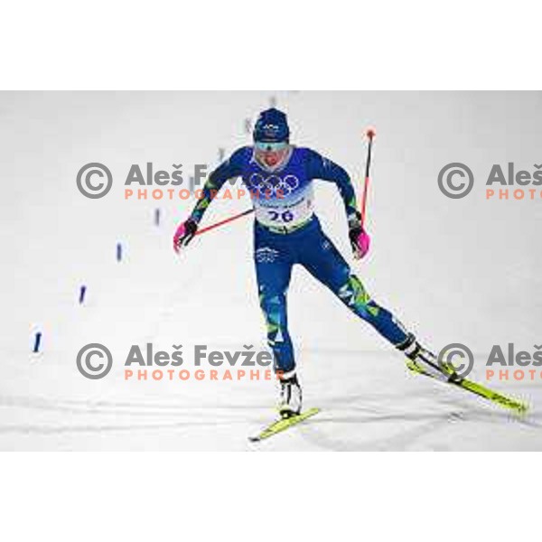 Anamarija Lampic competes in Women\'s Cross-Country Sprint Free at Beijing 2022 Winter Olympic Games, China on February 8, 2022