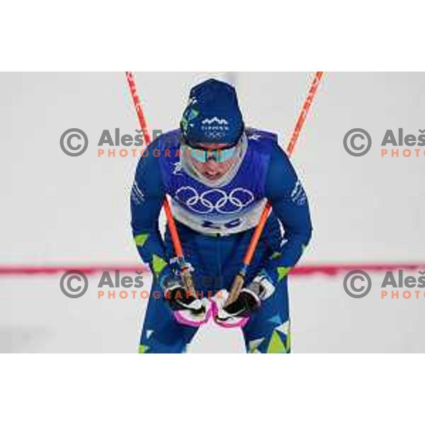Anamarija Lampic competes in Women\'s Cross-Country Sprint Free at Beijing 2022 Winter Olympic Games, China on February 8, 2022