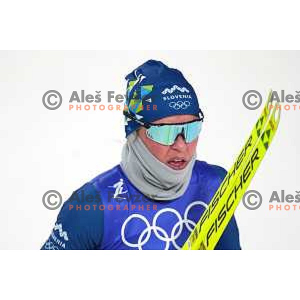Anamarija Lampic competes in Women\'s Cross-Country Sprint Free at Beijing 2022 Winter Olympic Games, China on February 8, 2022