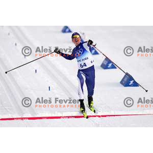 Livo Niskanen (FIN), Olympic Gold medalist in Men\'s Cross-Country 15 km Classic in Zhnagjiakou at Beijing 2022 Winter Olympic Games, China on February 11, 2022