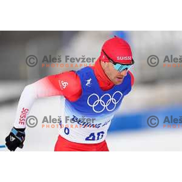 (SLO) competes in Men\'s Cross-Country 15 km Classic in Zhnagjiakou at Beijing 2022 Winter Olympic Games, China on February 11, 2022