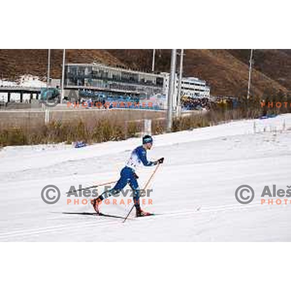 Miha Simenc (SLO) competes in Men\'s Cross-Country 15 km Classic in Zhnagjiakou at Beijing 2022 Winter Olympic Games, China on February 11, 2022