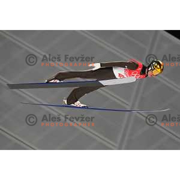 Timi Zajc (SLO) competes in Qualification of Men\'s Large Hill Ski Jumping in Zhnagjiakou at Beijing 2022 Winter Olympic Games, China on February 11, 2022