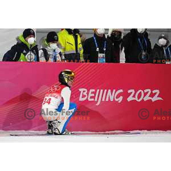 Peter Prevc (SLO) competes in Ski Jumping Normal Hill Competition in Zhangjiakou venue of Beijing 2022 Winter Olympic Games, China on February 12, 2022