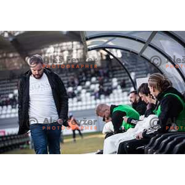 Damir Contala, head coach of Mura during Prva liga Telemach football match between NS Mura and Bravo in Fazanerija, Murska Sobota, Slovenia on February 13, 2022. Photo: Jure Banfi/www.alesfevzer.com