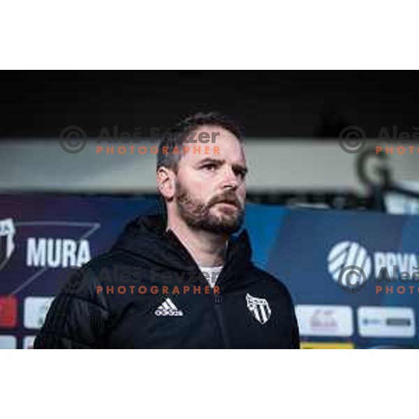 Damir Contala, head coach of Mura at the press conference after Prva liga Telemach football match between NS Mura and Bravo in Fazanerija, Murska Sobota, Slovenia on February 13, 2022. Photo: Jure Banfi/www.alesfevzer.com