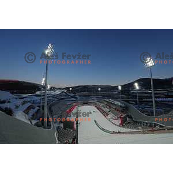 Ski Jumping Men’s Team Competition in Zhangjiakou venue of Beijing 2022 Winter Olympic Games, China on February 14, 2022