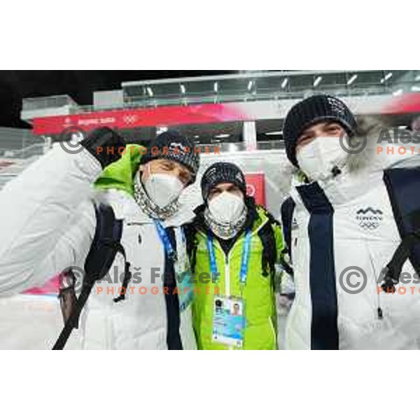 Ski Jumping Men’s Team Competition in Zhangjiakou venue of Beijing 2022 Winter Olympic Games, China on February 14, 2022