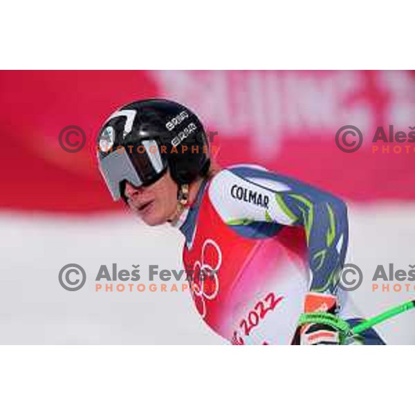 Ilka Stuhec (SLO) competes in Women’s Downhill in Yanging National Alpine Centre, Beijing 2022 Winter Olympic Games, China on February 15, 2022