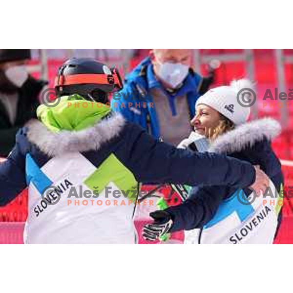 Ilka Stuhec (SLO) competes in Women’s Downhill in Yanging National Alpine Centre, Beijing 2022 Winter Olympic Games, China on February 15, 2022