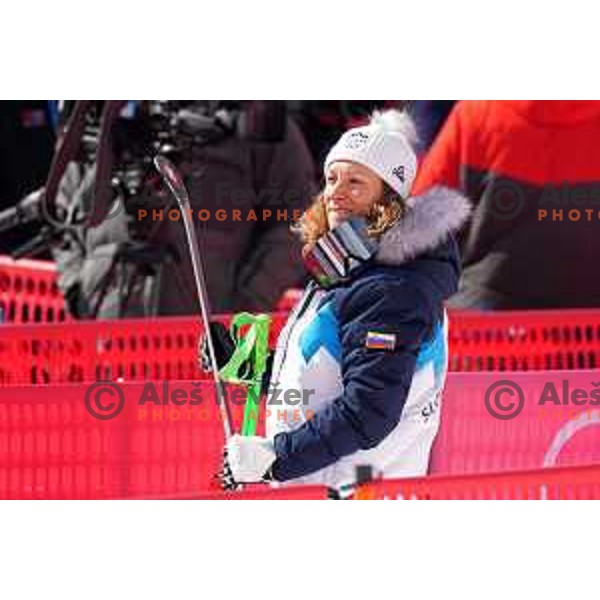 Ilka Stuhec (SLO) competes in Women’s Downhill in Yanging National Alpine Centre, Beijing 2022 Winter Olympic Games, China on February 15, 2022