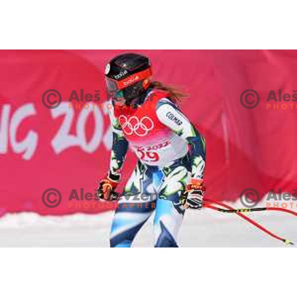 Marusa Ferk (SLO) competes in Women’s Downhill in Yanging National Alpine Centre, Beijing 2022 Winter Olympic Games, China on February 15, 2022