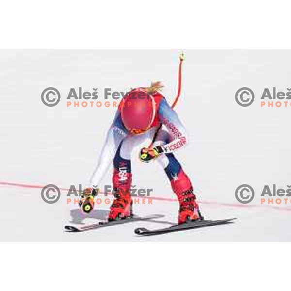 Mikaela Shiffrin (USA) competes in Women’s Downhill in Yanging National Alpine Centre, Beijing 2022 Winter Olympic Games, China on February 15, 2022