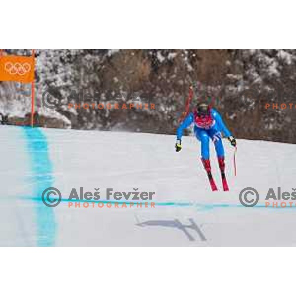 Sofia Goggia (ITA) competes in Women’s Downhill in Yanging National Alpine Centre, Beijing 2022 Winter Olympic Games, China on February 15, 2022