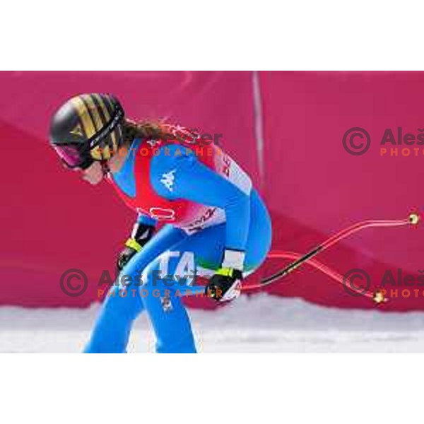Sofia Goggia (ITA) competes in Women’s Downhill in Yanging National Alpine Centre, Beijing 2022 Winter Olympic Games, China on February 15, 2022