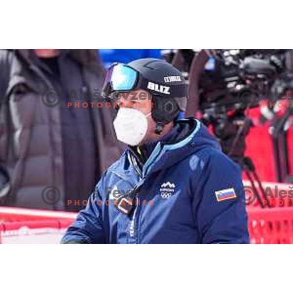 Stefan Albpalb in Women’s Downhill in Yanging National Alpine Centre, Beijing 2022 Winter Olympic Games, China on February 15, 2022