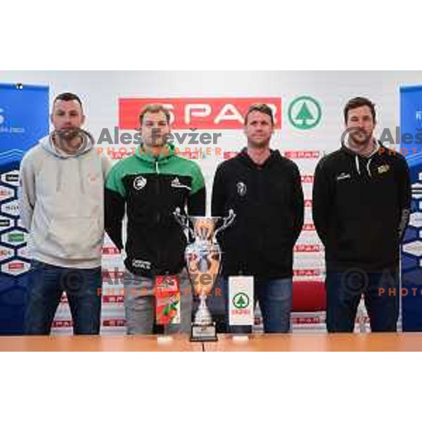 Press conference before there Final of Spar Cup in Ljubljana, Sloveina on February 16, 2022