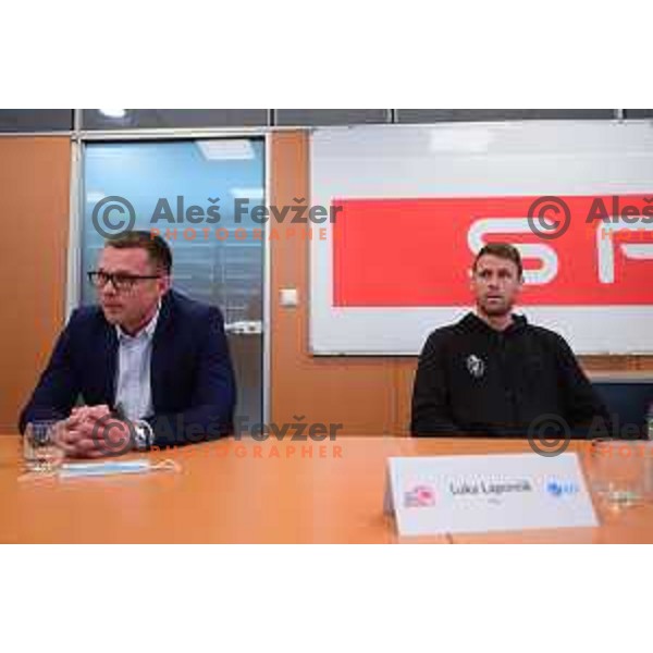 Press conference before there Final of Spar Cup in Ljubljana, Sloveina on February 16, 2022