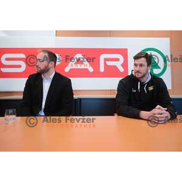 Press conference before there Final of Spar Cup in Ljubljana, Sloveina on February 16, 2022