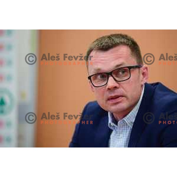 Press conference before there Final of Spar Cup in Ljubljana, Sloveina on February 16, 2022