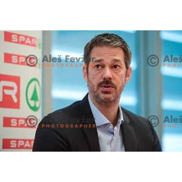 Press conference before there Final of Spar Cup in Ljubljana, Sloveina on February 16, 2022