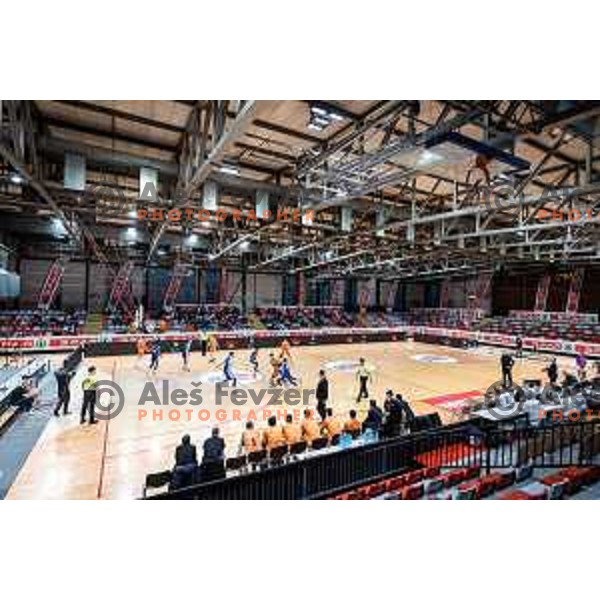 in action during Spar Cup semi-finals basketball match between Helios Suns and Rogaska in Kodeljevo, Ljubljana, Slovenia on February 17, 2022. Photo: Jure Banfi/www.alesfevzer.com