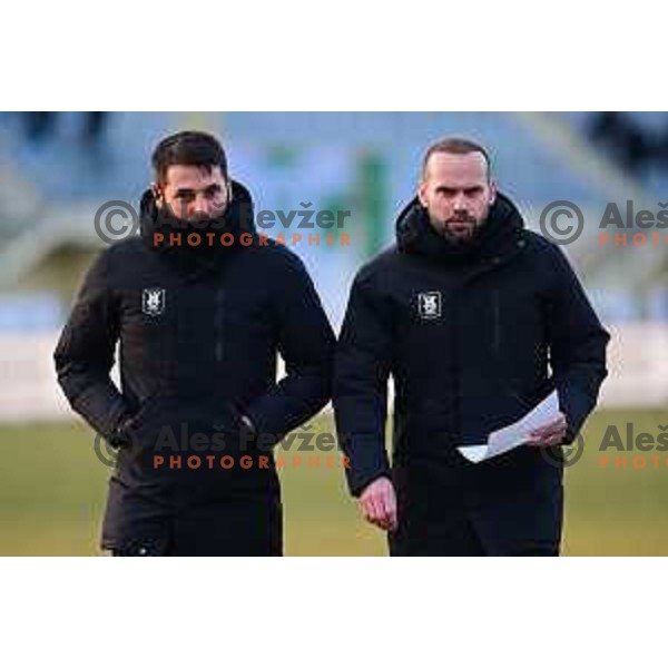 Dino Skender during Prva Liga Telemach 2021-2022 football match between Domzale and Olimpija in Domzale, Slovenia on February 17, 2022 