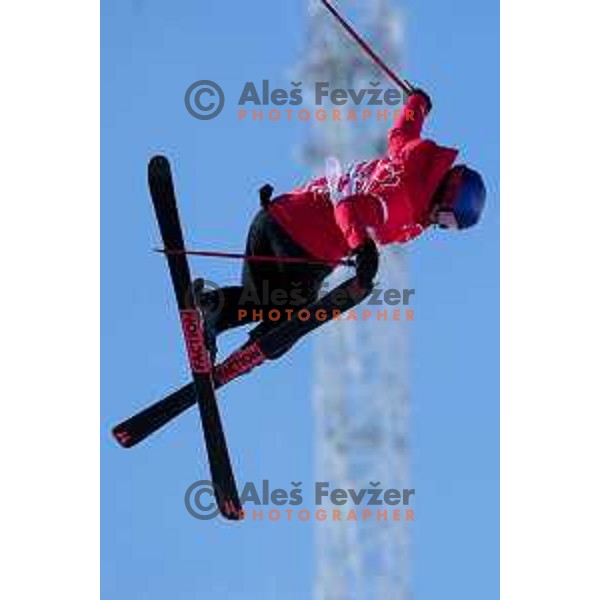 Ailing Eileen Gu (CHN) Olympic gold medalist in Women’s Freeski Halfpipe at Zhangjiakou venue of Beijing 2022 Winter Olympic Games, China on February 18, 2022