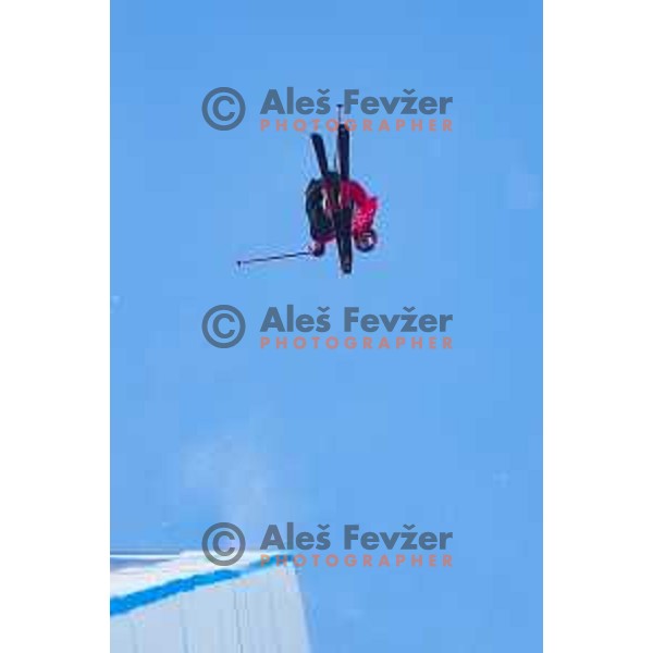 Ailing Eileen Gu (CHN) Olympic gold medalist in Women’s Freeski Halfpipe at Zhangjiakou venue of Beijing 2022 Winter Olympic Games, China on February 18, 2022