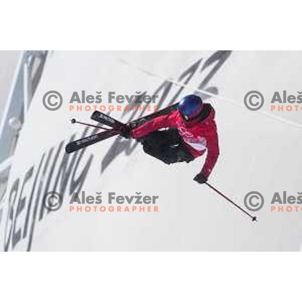 Ailing Eileen Gu (CHN) Olympic gold medalist in Women’s Freeski Halfpipe at Zhangjiakou venue of Beijing 2022 Winter Olympic Games, China on February 18, 2022