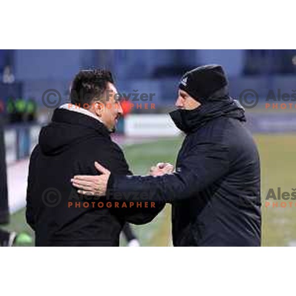 Radovan Karanovic, head coach of Maribor during Prva Liga Telemach 2021-2022 football match between Kalcer Radomlje and Maribor in Domzale, Slovenia on February 21, 2022