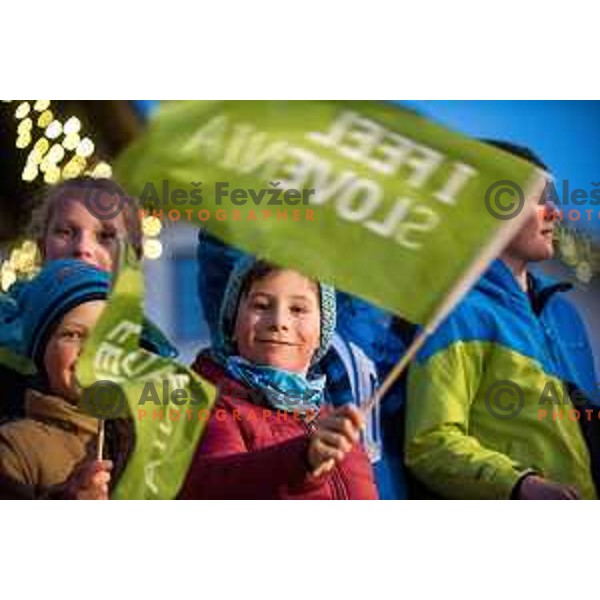 Reception of Slovenia Olympic team in Kranjska Gora, Slovenia on February 22, 2022