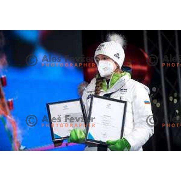 Reception of Slovenia Olympic team in Kranjska Gora, Slovenia on February 22, 2022