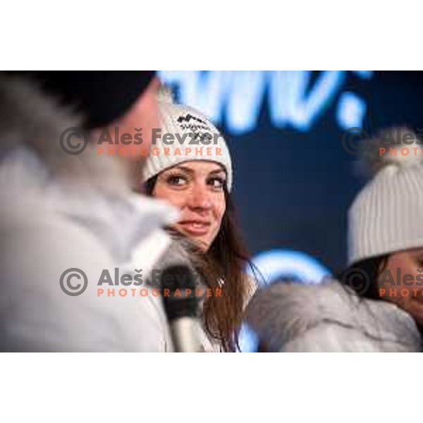 Reception of Slovenia Olympic team in Kranjska Gora, Slovenia on February 22, 2022