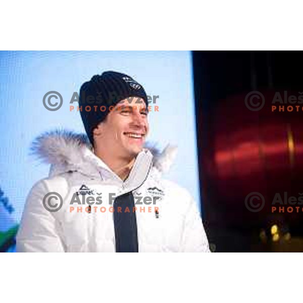 Reception of Slovenia Olympic team in Kranjska Gora, Slovenia on February 22, 2022