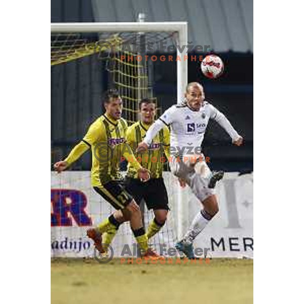 Ognjen Mudrinski during Prva Liga Telemach 2021-2022 football match between Kalcer Radomlje and Maribor in Domzale, Slovenia on February 21, 2022