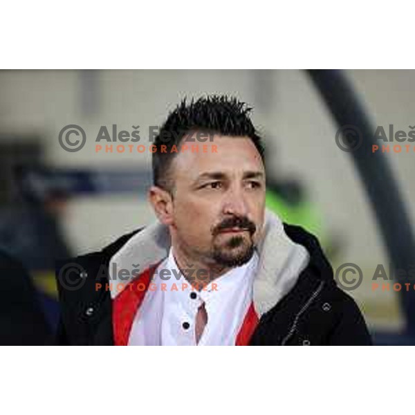 Nermin Basic during Prva Liga Telemach 2021-2022 football match between Kalcer Radomlje and Maribor in Domzale, Slovenia on February 21, 2022