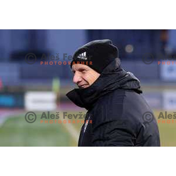 Radovan Karanovic, head coach of Maribor during Prva Liga Telemach 2021-2022 football match between Kalcer Radomlje and Maribor in Domzale, Slovenia on February 21, 2022
