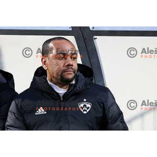 Marcos Tavares during Prva Liga Telemach 2021-2022 football match between Kalcer Radomlje and Maribor in Domzale, Slovenia on February 21, 2022