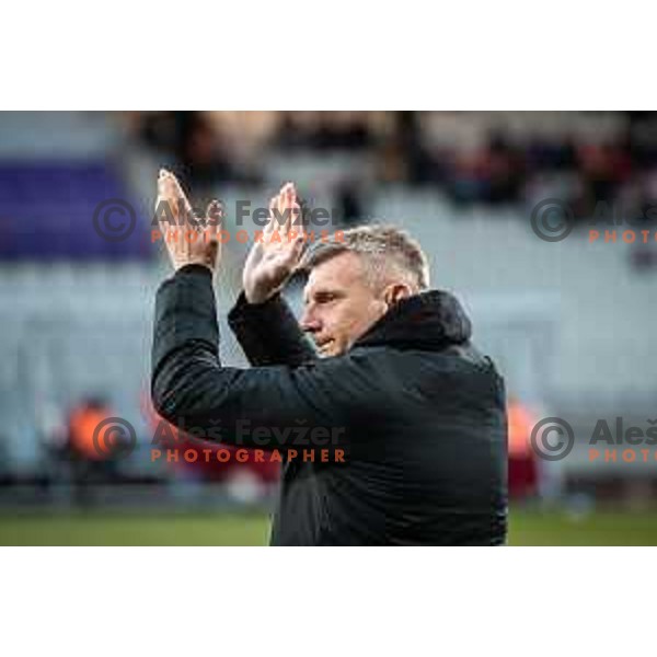 Radovan Karanovic, head coach of Maribor during Prva liga Telemach football match between Maribor and Tabor Sezana in Ljudski vrt, Maribor, Slovenia on February 26, 2022. Photo: Jure Banfi/www.alesfevzer.com