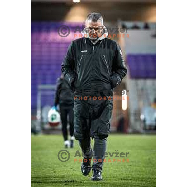 Dusan Kosic, head coach of Tabor Sezana during Prva liga Telemach football match between Maribor and Tabor Sezana in Ljudski vrt, Maribor, Slovenia on February 26, 2022. Photo: Jure Banfi/www.alesfevzer.com