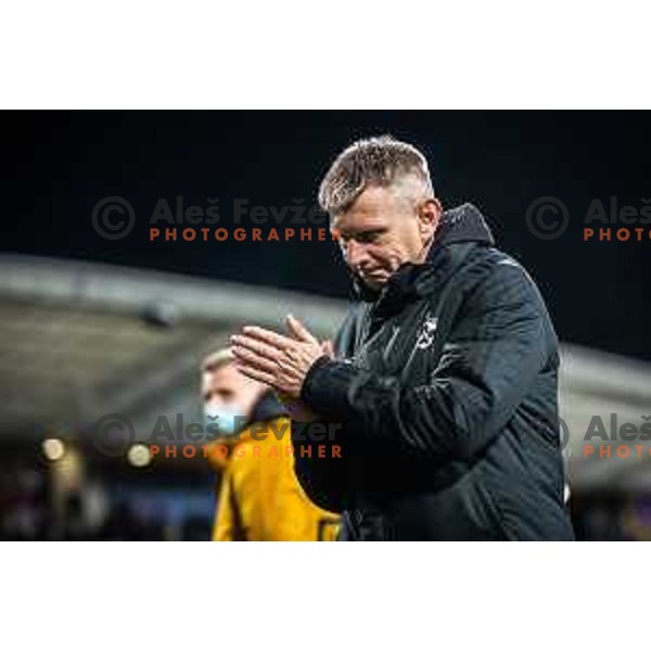 Radovan Karanovic, head coach of Maribor during Prva liga Telemach football match between Maribor and Tabor Sezana in Ljudski vrt, Maribor, Slovenia on February 26, 2022. Photo: Jure Banfi/www.alesfevzer.com