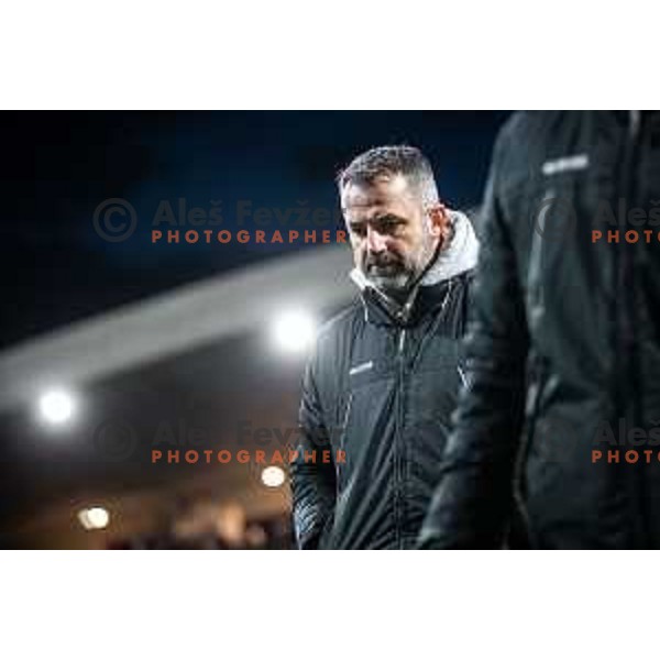 Dusan Kosic, head coach of Tabor Sezana during Prva liga Telemach football match between Maribor and Tabor Sezana in Ljudski vrt, Maribor, Slovenia on February 26, 2022. Photo: Jure Banfi/www.alesfevzer.com