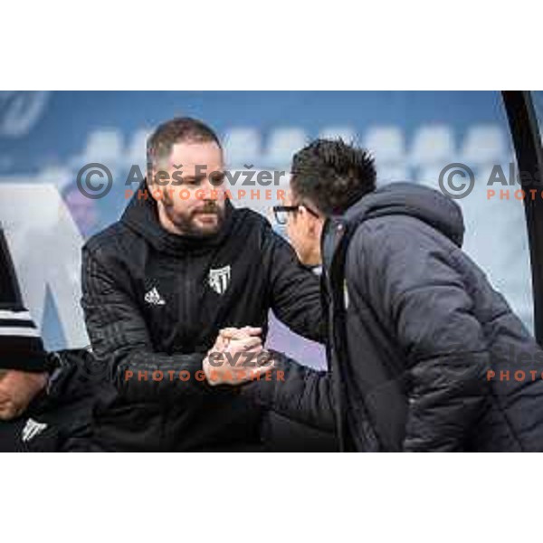 Damir Contala, head coach of NS Mura during Prva liga Telemach football match between NS Mura and Radomlje in Murska Sobota, Slovenia on February 27, 2022. Photo: Jure Banfi/www.alesfevzer.com