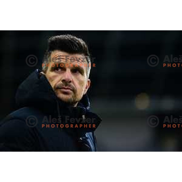 Zoran Zeljkovic during Prva Liga Telemach football match between Olimpija and Koper in SRC Stozice, Ljubljana, Slovenia on February 27, 2022