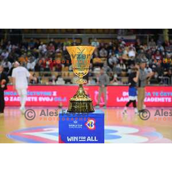 in action during World Cup Qualifiers basketball match between Slovenia and Finalnd in Koper, Slovenia on February 28, 2022